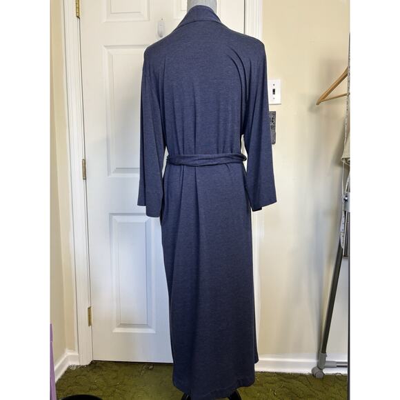 Natori Shangri-La Tencel Robe Women’s Size Medium Modal Blue Kimono Sleepwear - Picture 3 of 10